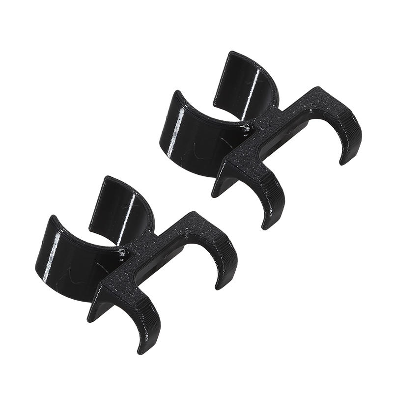 

2pcs No Drill Shower Rod Razor Holder Printed Shaver Hook Rack For Bathroom Shower Organizer No Drilling Rustproof Accessory 2pcs чёрный