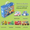 3+ Six-in-One Wooden Puzzle Box: Solid Wood Educational Toy for Girls and Boys, 60 Pieces
