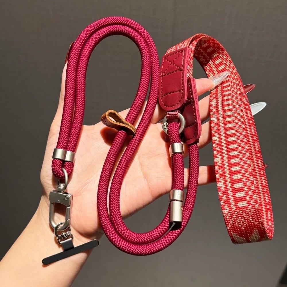 Metal Hook Phone Lanyard 360 Degree Rotation Long Hanging Rope  for Phone Case