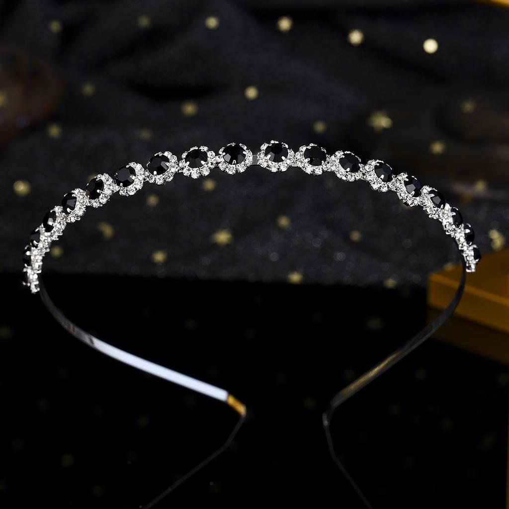 Simple Crystal Women's Hair Bands Fashion Alloy Mori Princess Headband Headdress Party Holiday Jewelry Hair Accessories Tiara