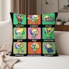 Cartoon Cute DDandys WWorld Pillow Case Suitable For Bedrooms Living Rooms Cars Home Decoration