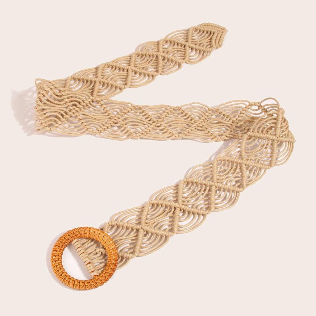 Woven Vintage Waist Belt For Women With Handmade Rope Craft For Summer And Outfits Winter