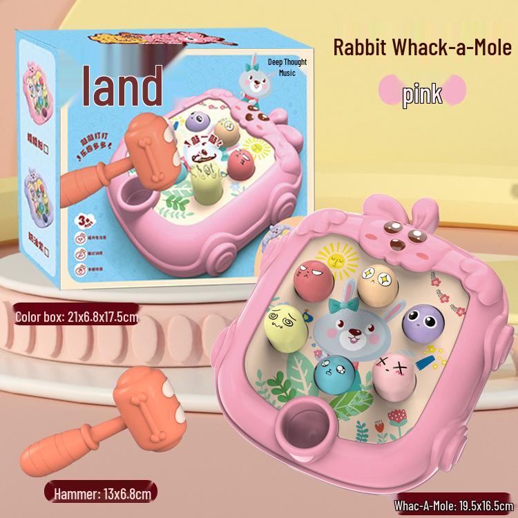 Global Whack-a-Mole Game: Fun Cartoon Toy for Kids' Early Education and Puzzle Thinking Training