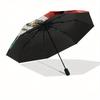 Eagle,Flag,Mexico Automatic Folding Umbrella  8 Ribs Lightweight Design, Durable Iron Frame, Compact and Portable, Ideal Birthday or Christm