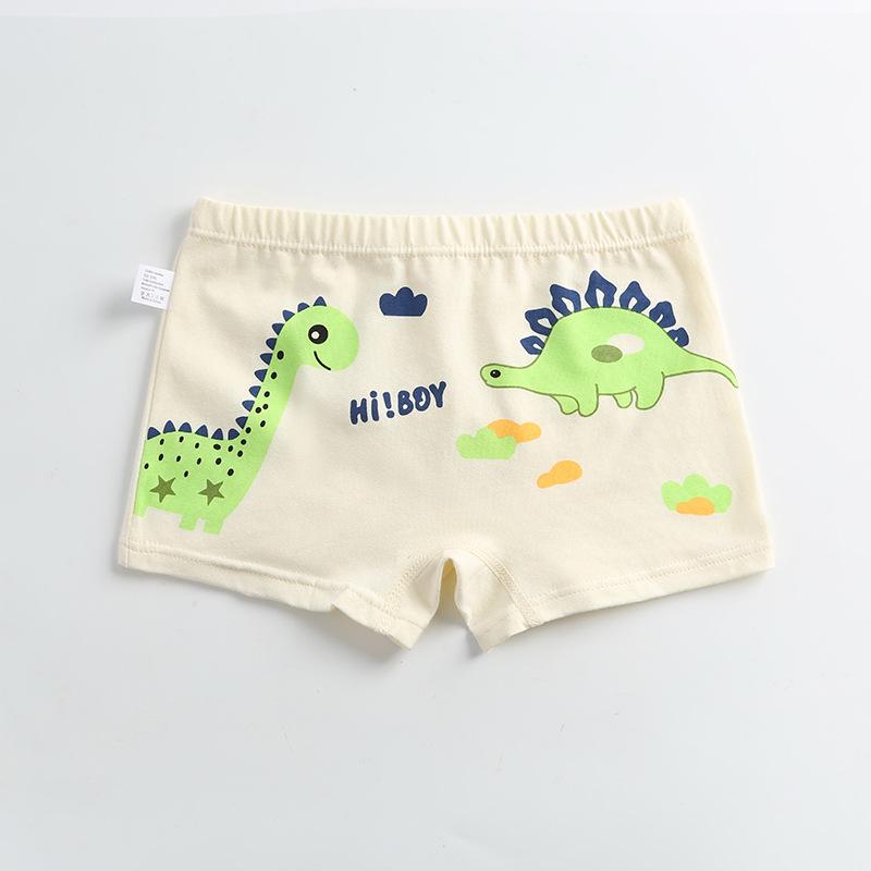 Dětské kreslené bavlněné boxerky se středním pasem - Prodyšné studentské spodní prádlo třídy A