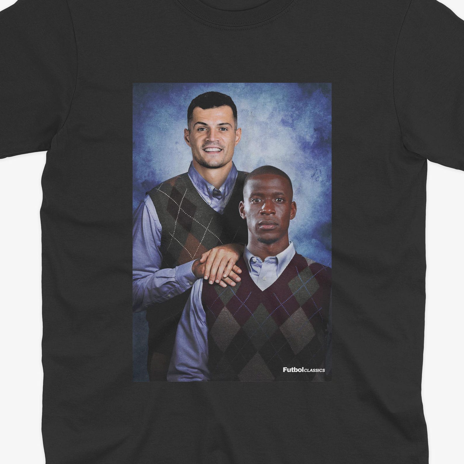 Granit Xhaka & Nordi Mukiele T Shirt | SAFC | Sunderland T Shirt | Granit Xhaka Sunderland Gift | Sunderland AFC | Sunderland Shirt | M