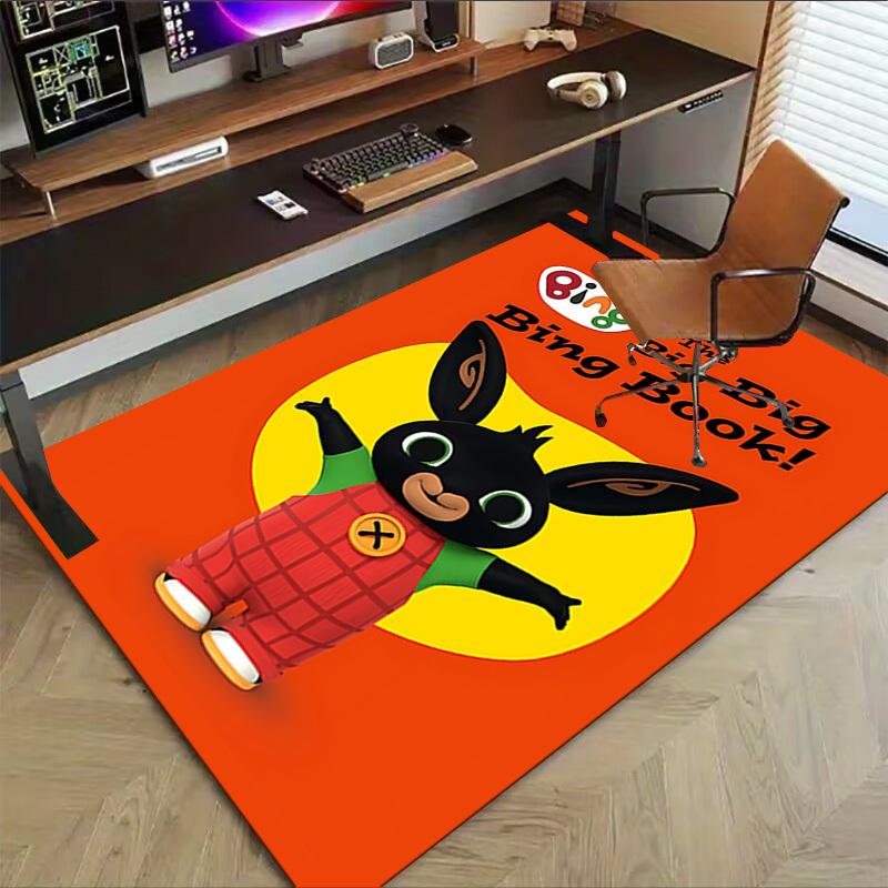 1PC Bing Big, Big Bing Book! Extra Large Non Slip Floor carpet, Office, family, bedroom, Studio Large Area Rug Indoor Rugs