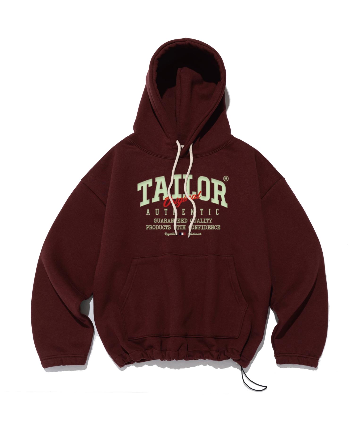 Taylor Studio Original Authentic String Hoodie (Wine) Brushed 01