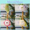 Cartoon Vegetable Plush Keychain With Pp Cotton Fill For Kids Gift And Bag Decoration