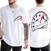 Men's T-Shirts Motorcycle Dashboard Displaying Speed Graphic T-Shirt Speedometer Print Tops Tee for Women Summer Casual Tshirts