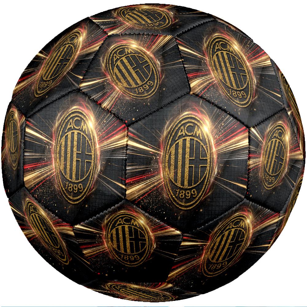 Pallone da calcio Tema AC Milan Taglia 5 Pallone da calcio Tocco Morbido Pallone da calcio per Allenamento Professionale per Sport all'Aperto