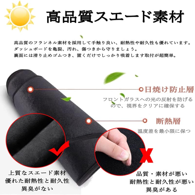 Daihatsu Atrai S7 Series Dashboard Atrai Interior Dashboard Cover Generation December 2021 Sun Protection Dashboard Interior Atrai S700v Custom Suede