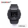 Korean Style Square Sports Watch for Students - Jelly Color, 50M Waterproof, Fashionable Design