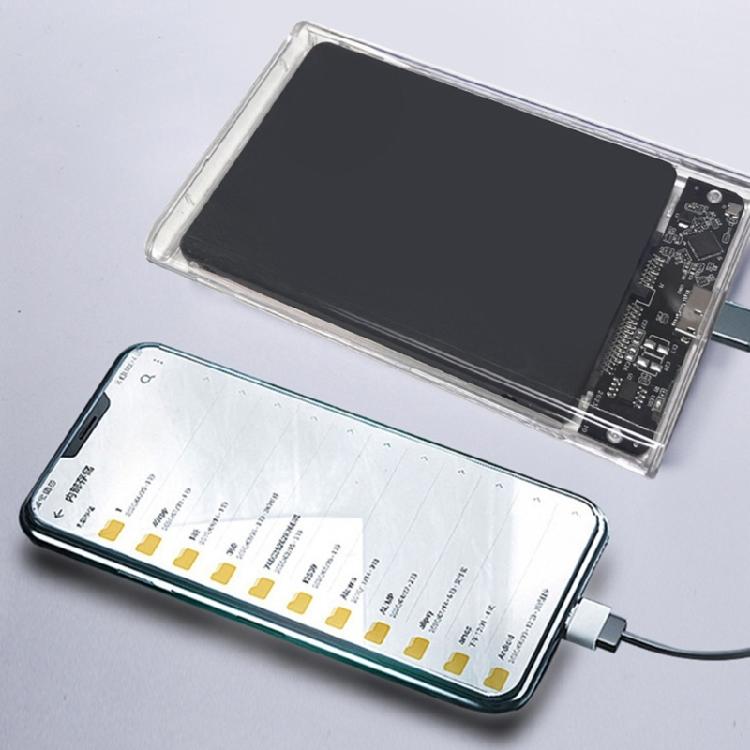 Clear USB3.0 2.5inch Hard Drive Enclosure Case Box for Home Office PC Laptop Hard Disk Housing