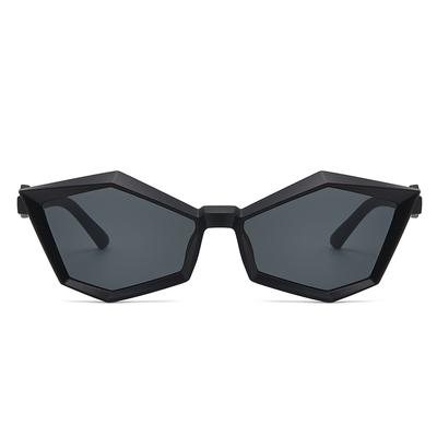 New Halloween Polygonal Glasses Women Y2K Punk Fashion Trend Street Pography Sunglasses Men In Black and White Color