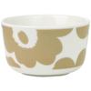 Marimekko Deep White and 70400 180 Bowl, 9.5cm, 250ml, Bowl, UNIKKO, Beige, [Used]
