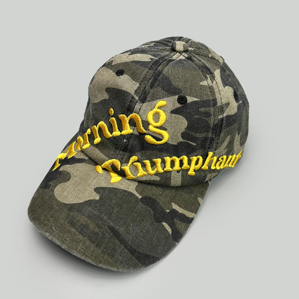 Four Seasons Personality Niche Oblique Letter Embroidery Baseball Cap Men'S And Women'S Sunshade Camouflage Leopard Print American Cap