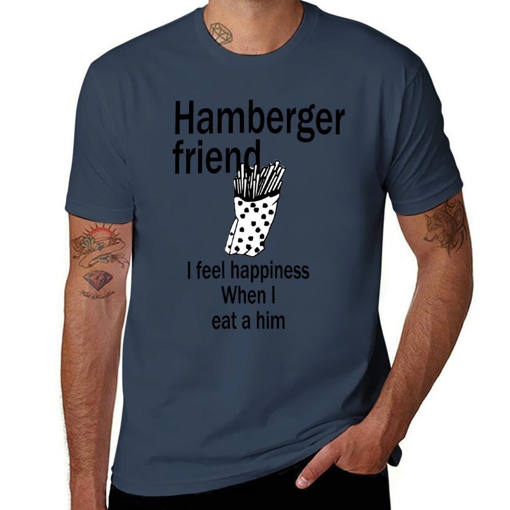 Hamberger Friend (Faithful Reproduction) T-Shirt Comfortable Daily Wear Tee