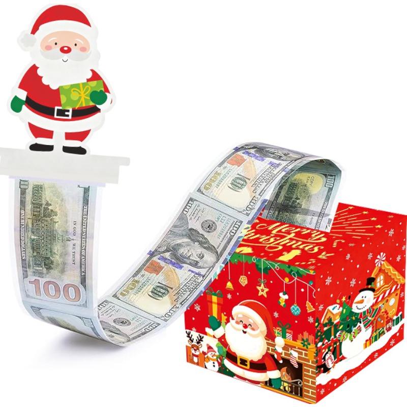 Christmas snowman draw money gift box creative surprise draw money box party gift box