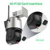 50x Optical Zoom Triple-Lens Wireless WiFi HD 9MP Outdoor Home Security Camera