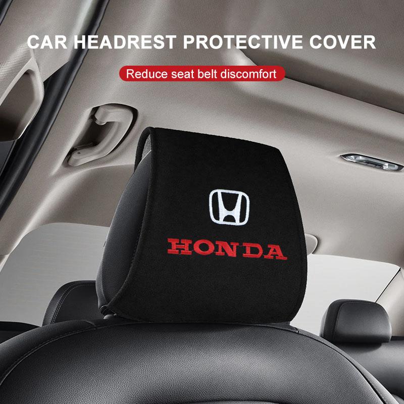 1pcs Car Seat Back Headrest Pillow Dustproof Cover for Honda Civic XR-V HR-V Brv City Accord Odyssey Spirior CRV CRX CRZ