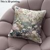 Watercolor Wildflower Mountain Landscape Throw Pattern Cushion Cover Suitable For Sofa Bedroom Car Pillow Cover
