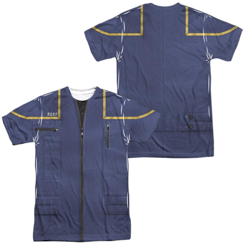 Star Trek Enterprise Command Uniform Dye Sublimation T-Shirt S