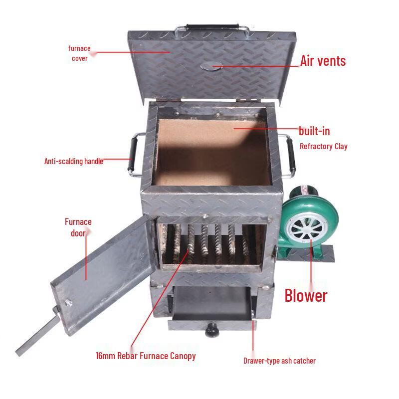 Commercial Charcoal Starter and Warmer Stove