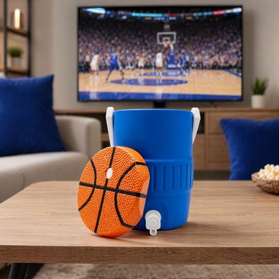 Cubo Enfriador de Bebidas Deportivo para Latas de 12 oz, Mini Soporte para Latas de Cerveza para Fiesta en la Playa, Contenedor de Hielo para Fiestas de Arranque de Fútbol Baloncesto