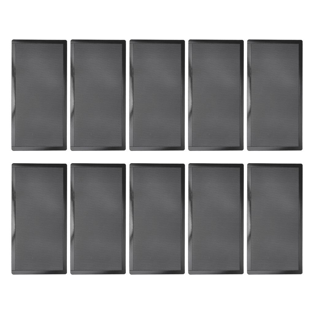 10pcs Fan Dust Filter Mesh Soft Magnetic Dust Filter Cover PC Case Fan Cover Grills for Computer Case Fans Dust Filter