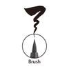 Kuretake Fountain Brush Pen, Lacquer-Style Black Barrel, Gift Set with Gift Card