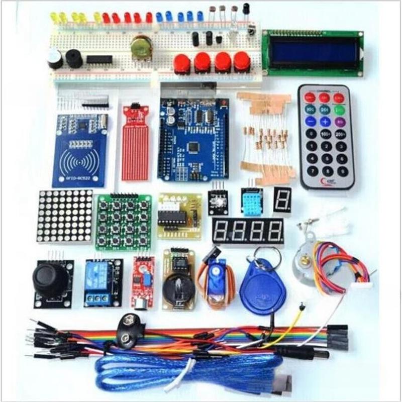 Starter Learning Kit for UNO R3 Development Board, Stepper Motor Learning Kit 2 Main Boards