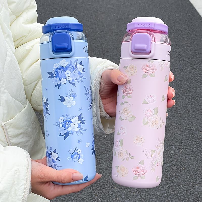 1pcs 304Stainless Steel Water Bottle Insulated Portable with Lid for Outdoor  Christmas Thanksgiving  Mother's Day Graduation
