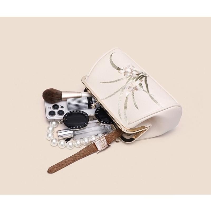 Ladies' Retro Handbag, Women's Qipao, Elegant Temperament, High-end Feel, Embroidered Crossbody Bag