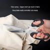 Large Stainless Steel Tailor Scissors: Ideal for Home, Office, Clothing, Leather, Rope, and Fabric Cutting