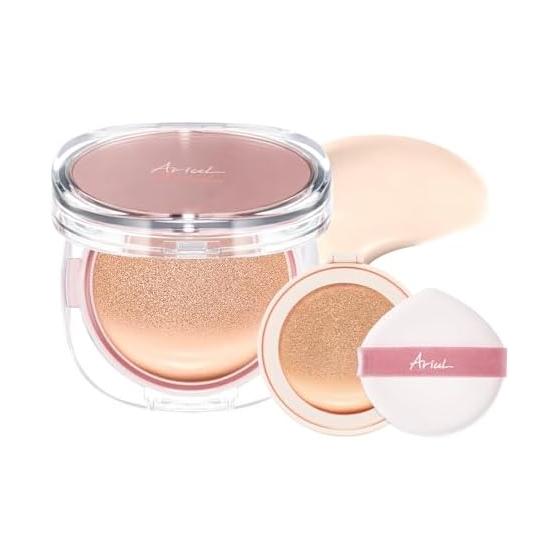 Ariul Super Adhesive Semi-Matte Ink Feather Cushion Foundation SPF50+ PA++++ Product + Refill Set Ariul Base Makeup Foundation Beautiful Skin Korean
