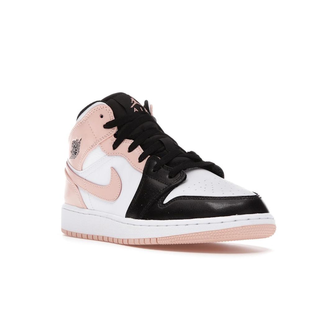 Air Jordan 1 Mid GS Crimson Tint Kids Sneakers Orange White Black 554725-133