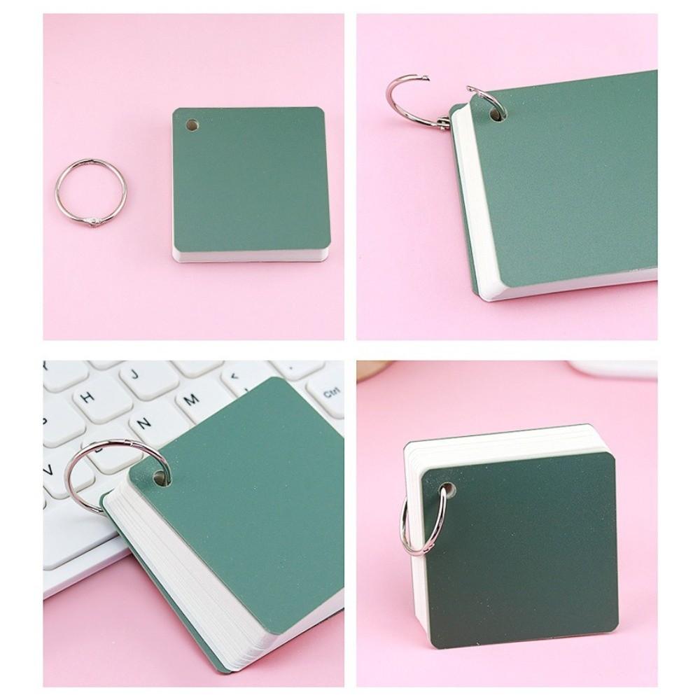 Portable Pocket Memo Pads 80 Sheets Blank Index Card  for Memory Learning Studying
