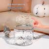 Hair Accessories Organizer Storage Box Clear Hair Tie Organizer For Headband, Bows, Cotton Swab Organization, Bathroom