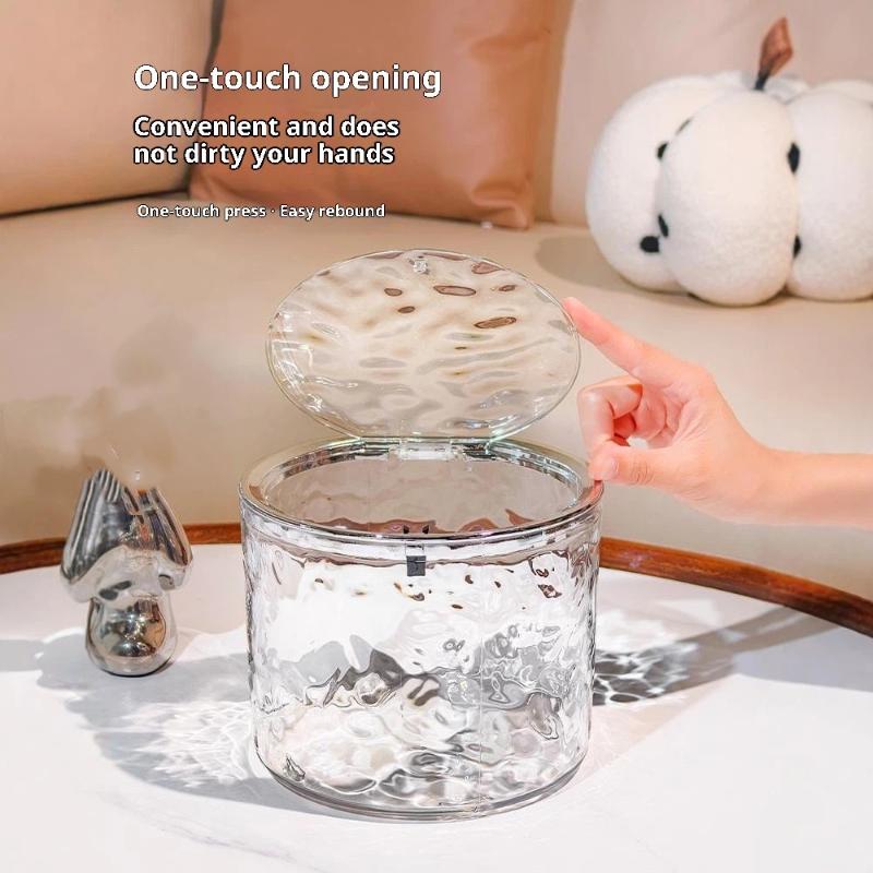 Hair Accessories Organizer Storage Box Clear Hair Tie Organizer For Headband, Bows, Cotton Swab Organization, Bathroom