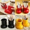 Multifunctional Boot Pencil Holder Large Capacity Desktop Organizer Pen Brush Pot  Desk Ornament