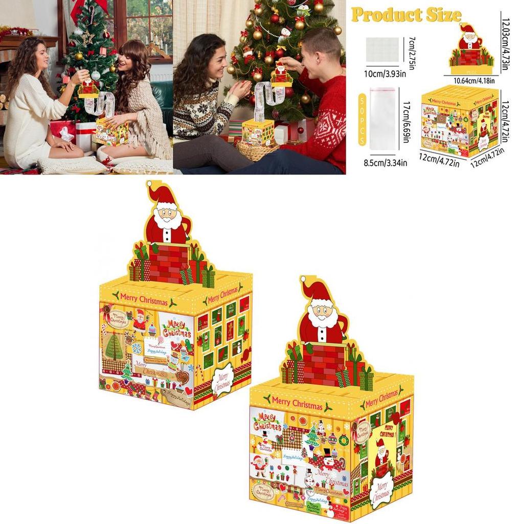 Christmas Themed Santa Money Box With Slot For Holiday Party And Gift Presentations