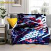 Attack On Titan Blankets Cartoon Blanket Flano Dust Cover Sofa Bed Flannel Warm Throw Blankets forTravel Airplane,Beds,Couch