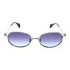Vivienne Westwood Oval Sunglasses With Hollow Logo Design Unisex sunglasses Gold VW7022-1-867