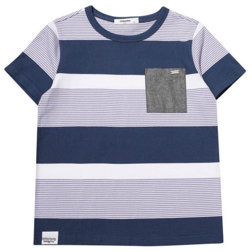 

[Renoma Kids] Renoma Kids Boys Purple STripe T shirT Purple/110