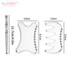 1pc Stainless Steel Gua Sha Facial Tool Acupuncture Point Massage Eye Face Massage Board For Deep Tissue Pressure Face Lift Tool