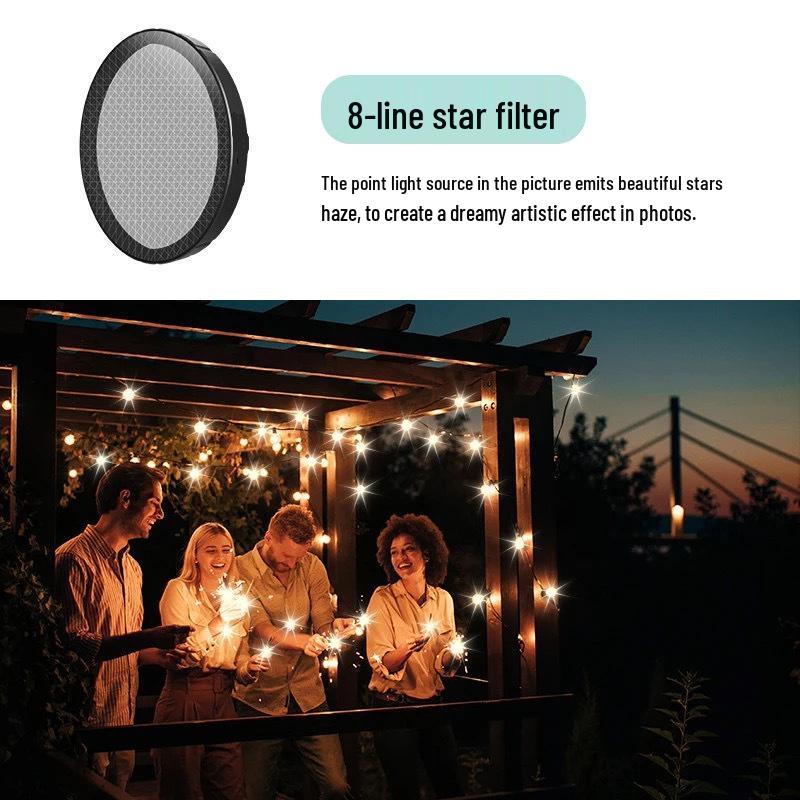 Adjustable ND & CPL Filter for DJI Action 5 Pro/4/3 Cameras