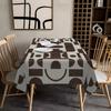 One modern abstract geometric pattern tablecloth, tablecloth for dining room and living room.zyc