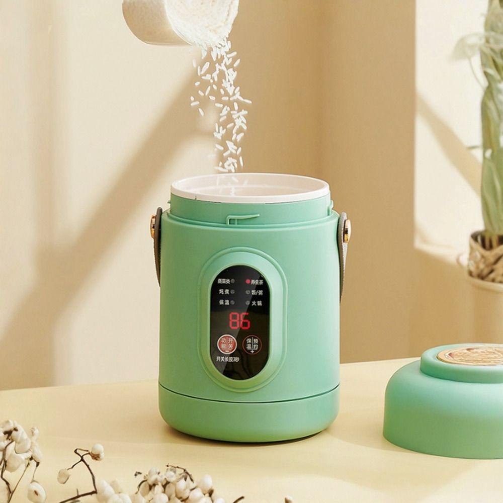 Cuiseur à riz compact pliable pour voyage Prise US Boîte à lunch chauffante Hiver