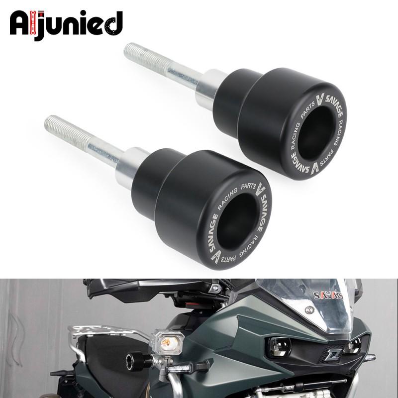 KOVE 800X Rally Pro Motorcycle Crash Pad Protector Set Front Rear Axle Guard POM Aluminum Stainless Steel